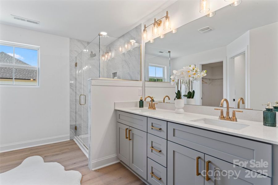 Furnished interior view inside a new home in , Harrisburg (Image 17).