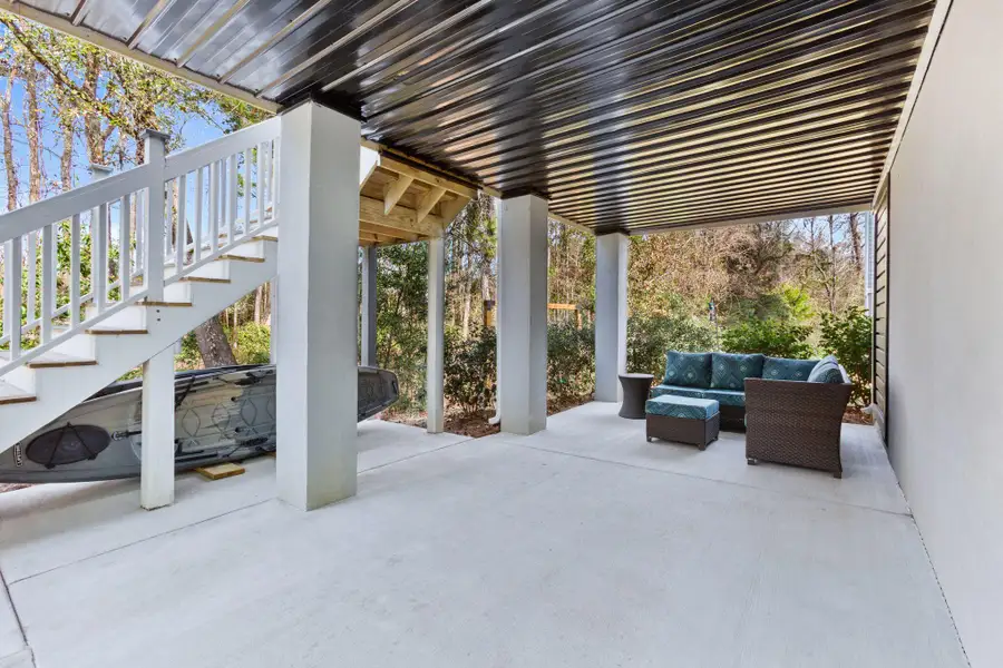 Exterior details and patio area of a home in , Wando (Image 4). Exterior details and patio area of a home in , Wando (Image 4).