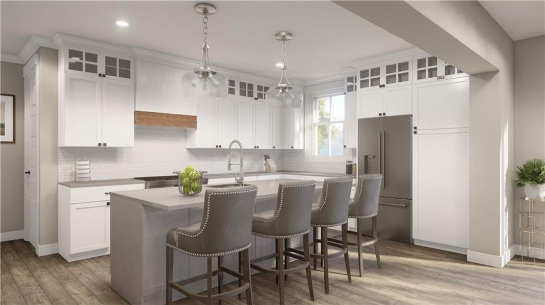 Furnished interior view inside a new home in , Ellijay (Image 7).