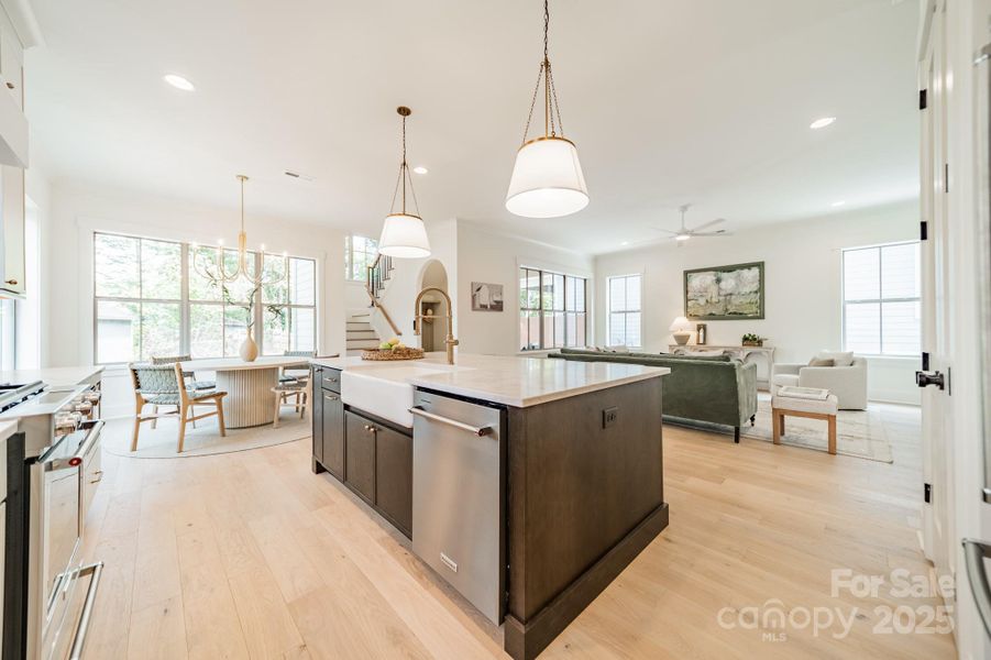 Furnished interior view inside a new home in , Charlotte (Image 12).