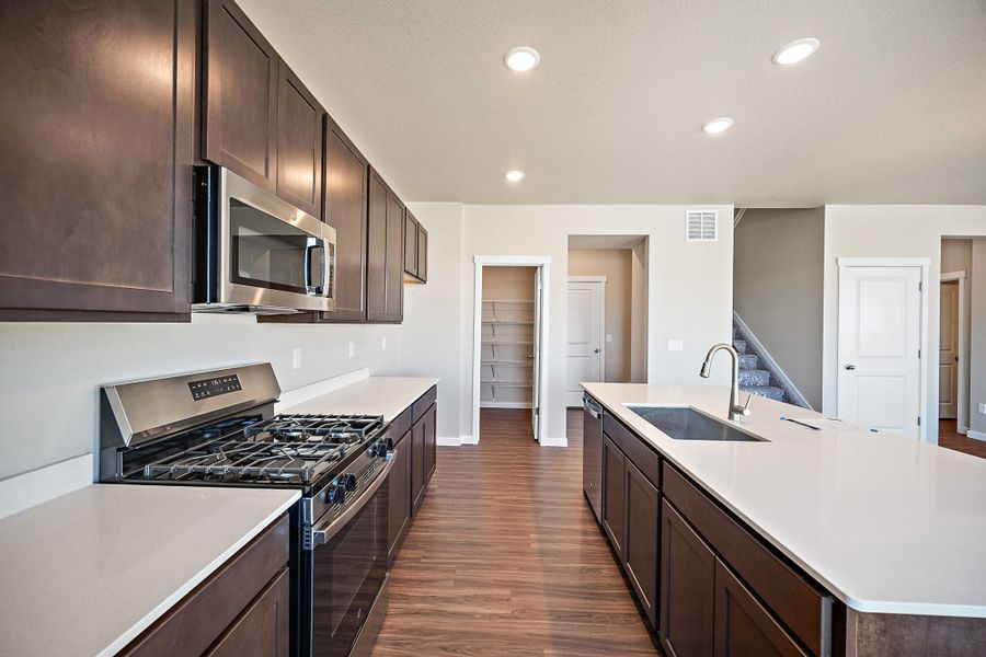 Furnished interior view inside a new home in Aspen Ranch, Fountain (Image 7).