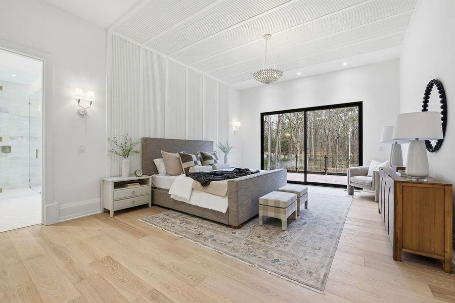 Furnished interior view inside a new home in , Johns Creek (Image 40).