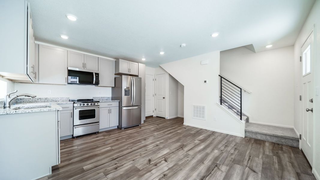 Furnished interior view inside a new home in Banning Lewis Ranch, Colorado Springs (Image 12).