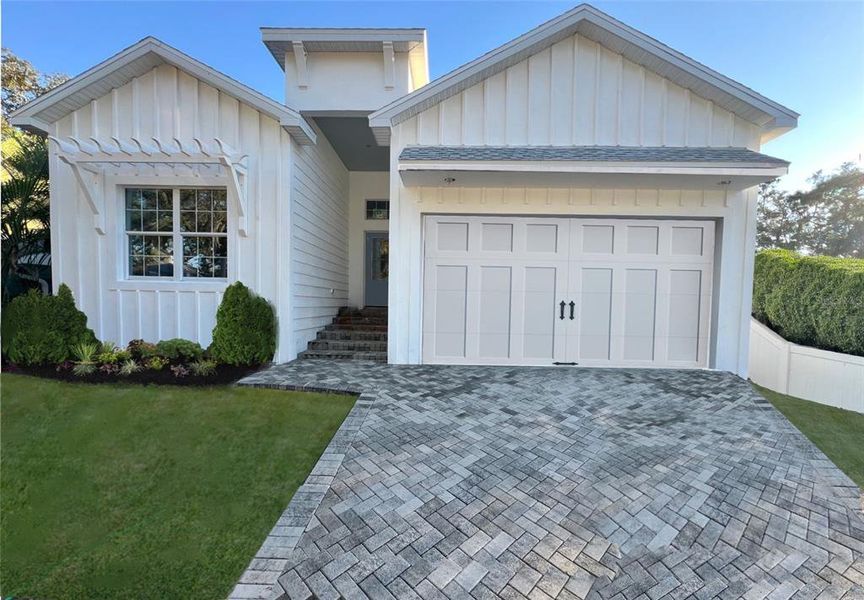 Front exterior of a new home in , Crystal Beach, FL, highlighting curb appeal (Image 1). Front exterior of a new home in , Crystal Beach, FL, highlighting curb appeal (Image 1).