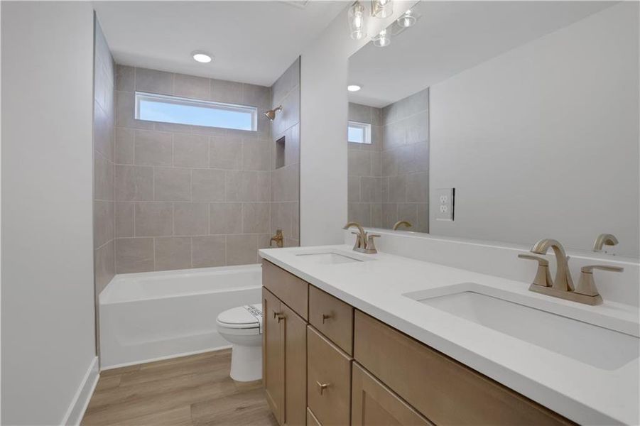 Furnished interior view inside a new home in Twin Lakes, Hoschton (Image 14).