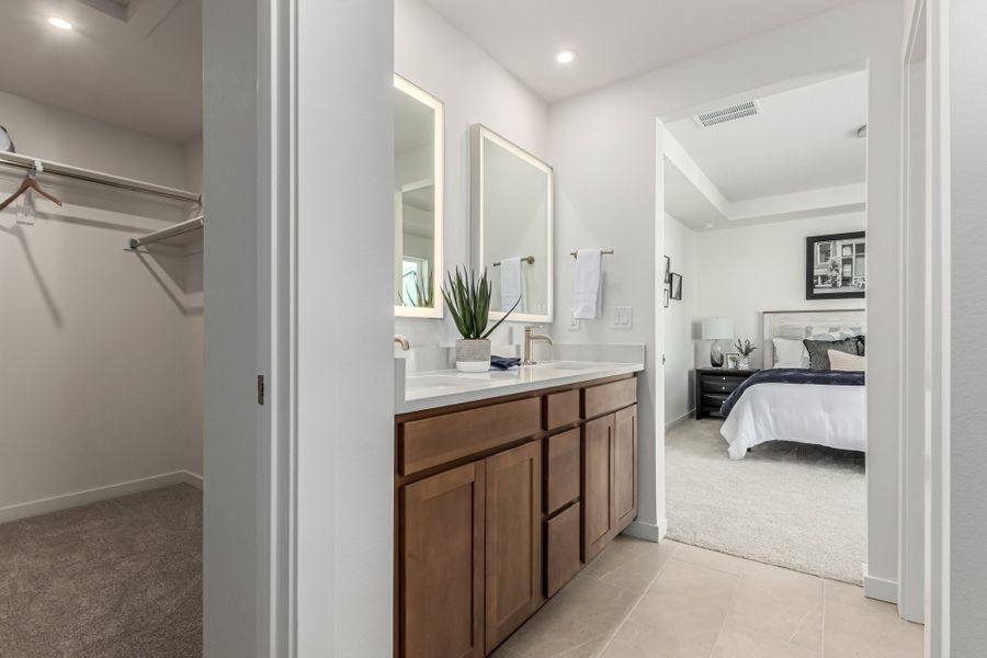 Furnished interior view inside a new home in Parkside at Victory Ridge, Colorado Springs (Image 16).