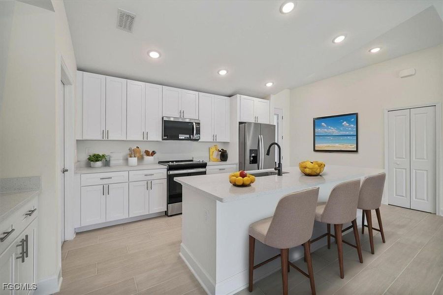 Furnished interior view inside a new home in Cape Coral, Cape Coral (Image 8).