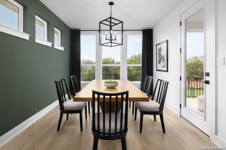 Furnished interior view inside a new home in The Parklands, Schertz (Image 5).