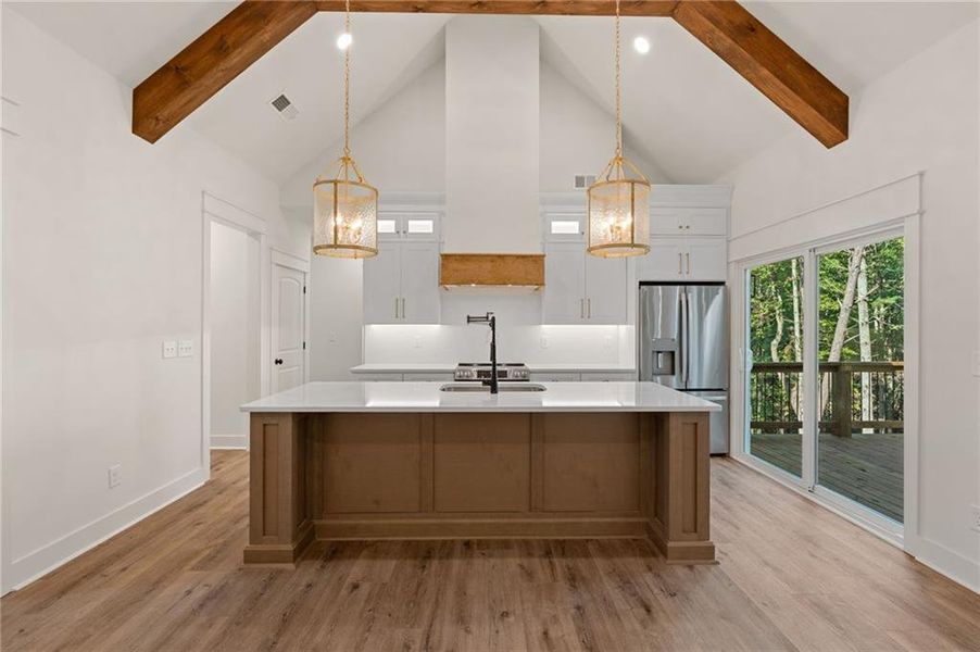 Furnished interior view inside a new home in , Dahlonega (Image 5).