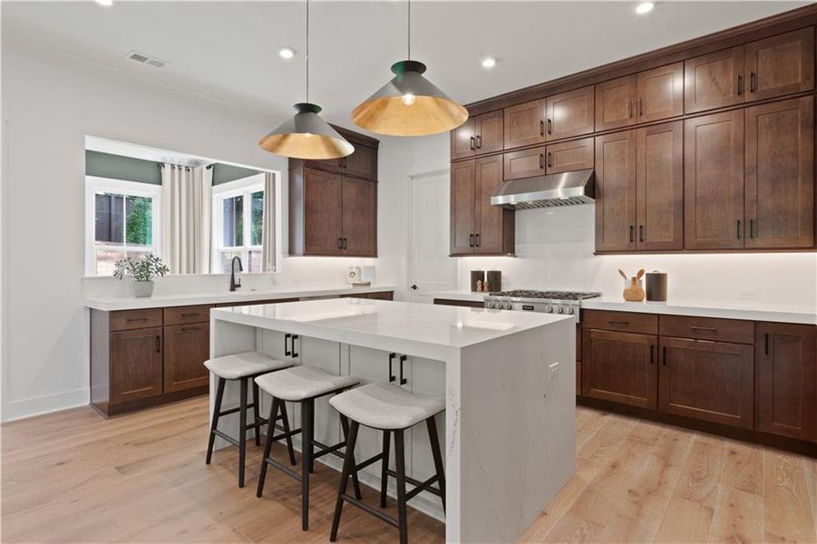 Furnished interior view inside a new home in Silverwood, Cumming (Image 16).