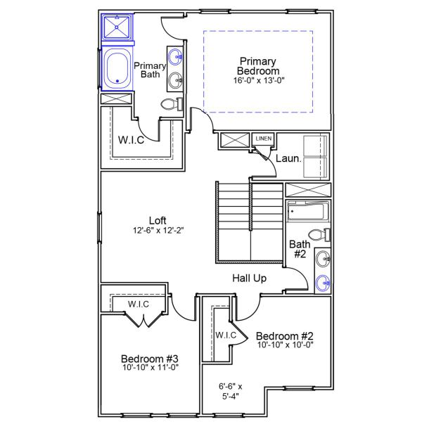 2D floor plan layout of this home in Ellington, Elgin, SC (Image 3).