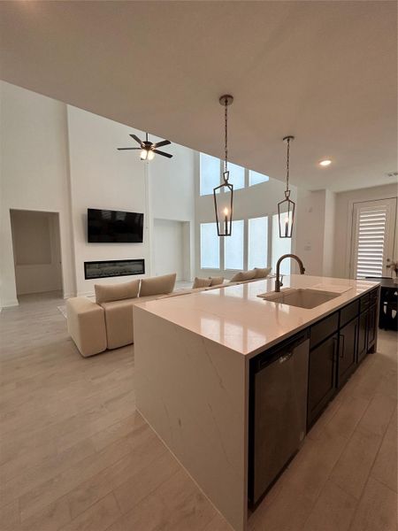 Furnished interior view inside a new home in Fulshear Lakes, Fulshear (Image 4). Furnished interior view inside a new home in Fulshear Lakes, Fulshear (Image 4).