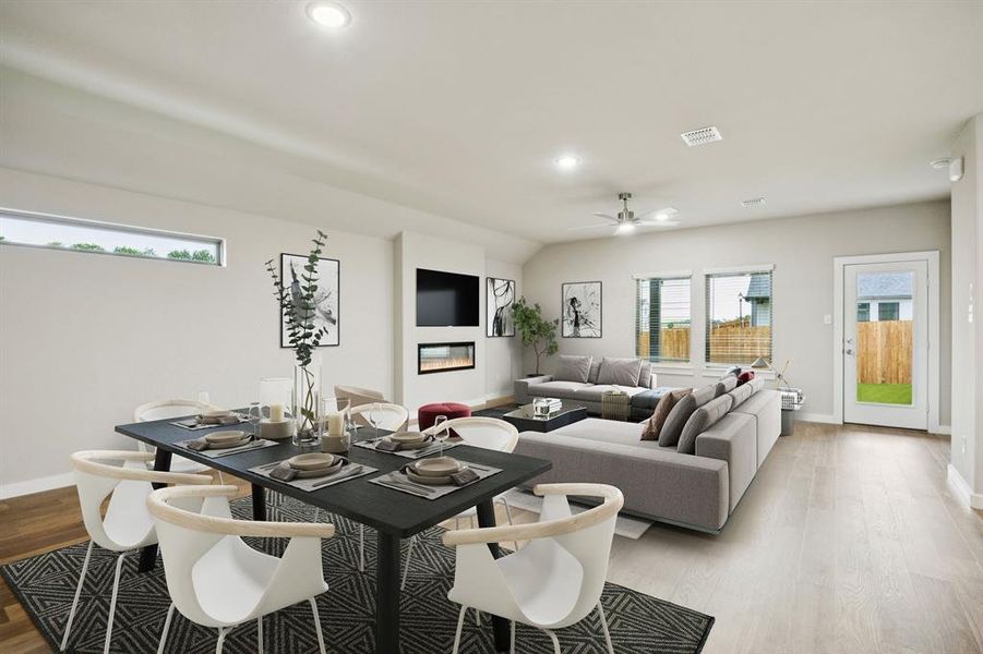 Furnished interior view inside a new home in Windmore, Princeton (Image 12). Furnished interior view inside a new home in Windmore, Princeton (Image 12).