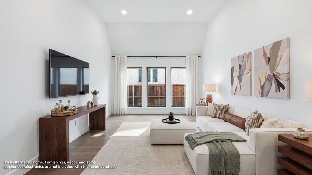 Furnished interior view inside a new home in Sweetgrass, Haslet (Image 11).