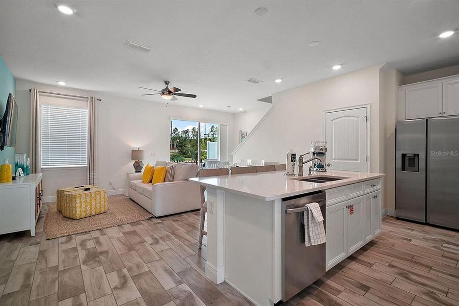 Furnished interior view inside a new home in , Kissimmee (Image 6). Furnished interior view inside a new home in , Kissimmee (Image 6).