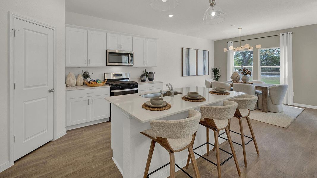 Furnished interior view inside a new home in Paramount, Kyle (Image 24).