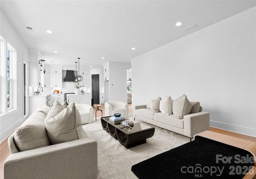 Furnished interior view inside a new home in , Charlotte (Image 35).