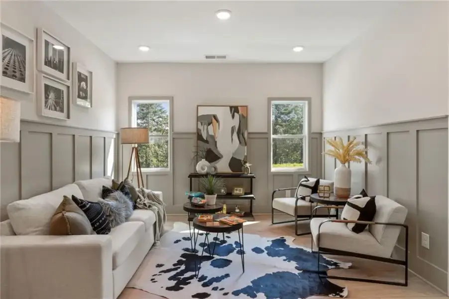 Furnished interior view inside a new home in Linden Grove, Powder Springs (Image 5).