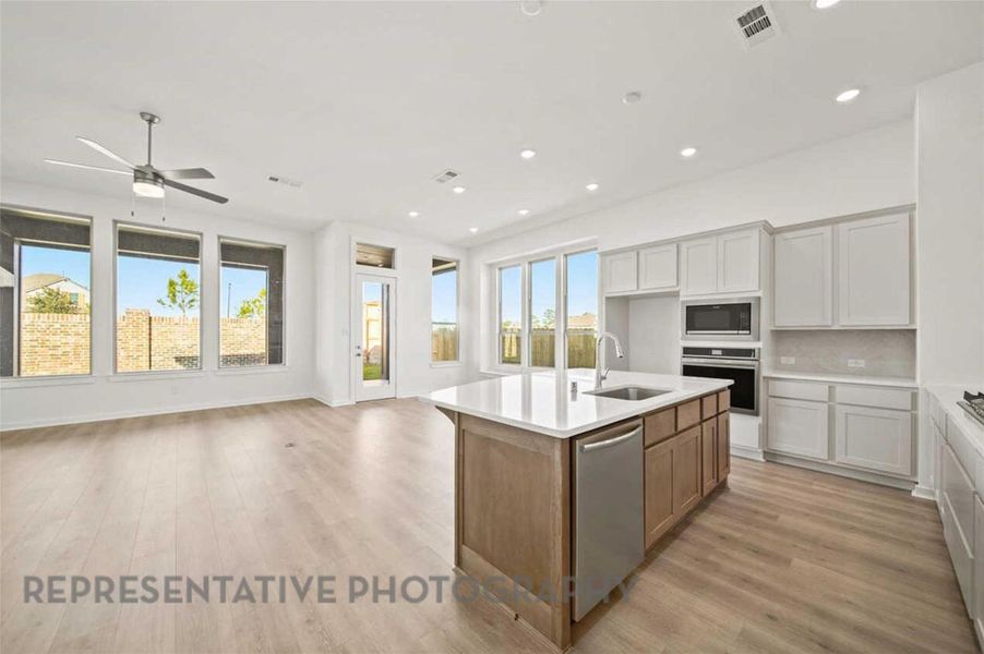 Furnished interior view inside a new home in Emory Glen, Magnolia (Image 10).