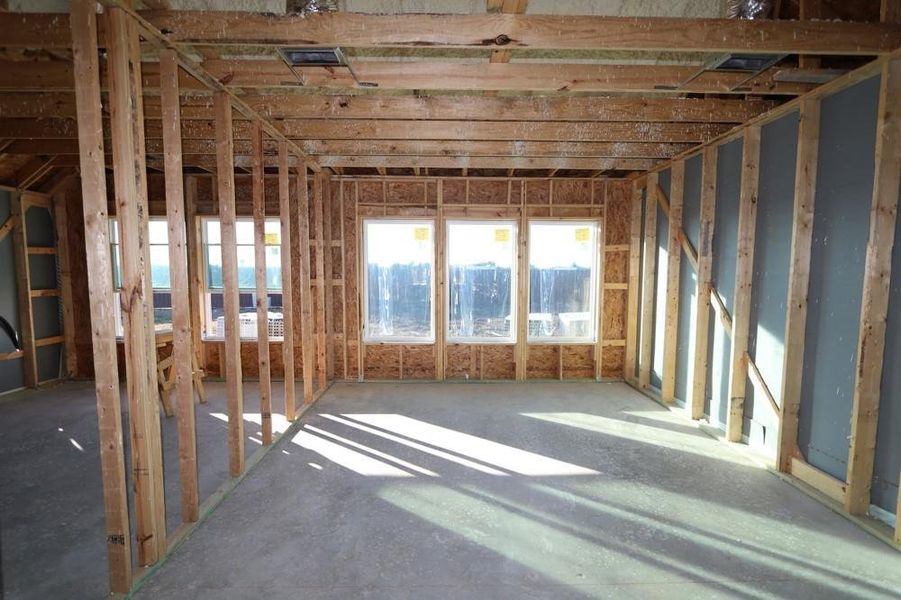 In-progress construction of a new home in Brookewater 45' Homesites, Rosenberg, TX (Image 5).