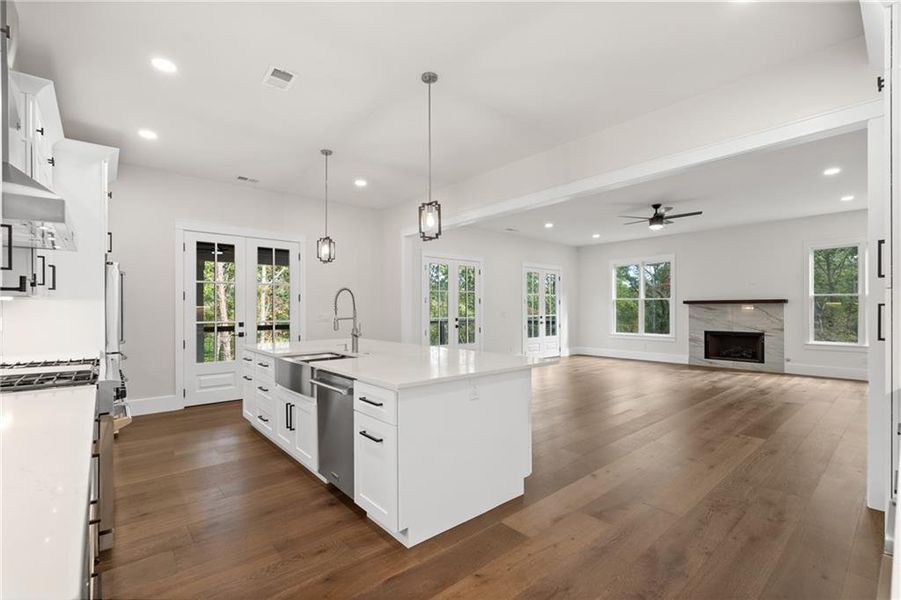 Furnished interior view inside a new home in , Ball Ground (Image 8).