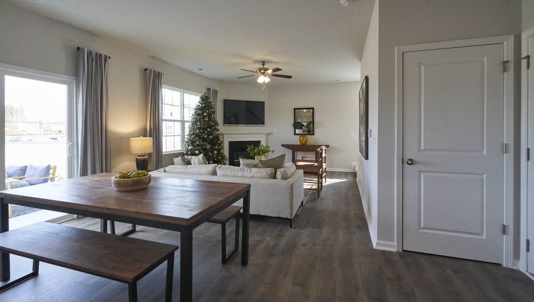Representative furnished interior of a home built from the Penwell by D.R. Horton in Fishel Village, Winston-Salem (Image 13). Representative furnished interior of a home built from the Penwell by D.R. Horton in Fishel Village, Winston-Salem (Image 13).
