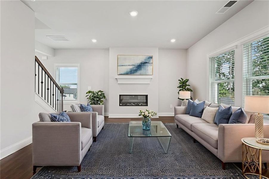 Furnished interior view inside a new home in Hemingway - Reserve Series, Cumming (Image 10).