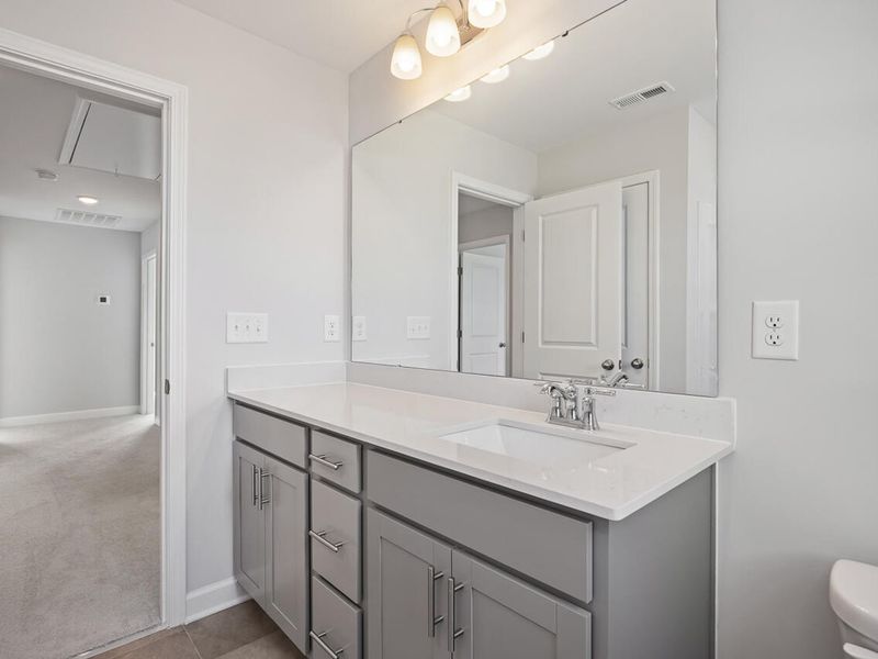 Furnished interior view inside a new home in Tobacco Road, Angier (Image 10).