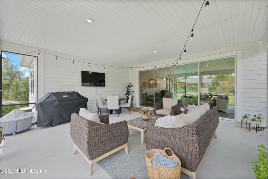 Exterior details and patio area of a home in RiverTown, St. Johns (Image 28).