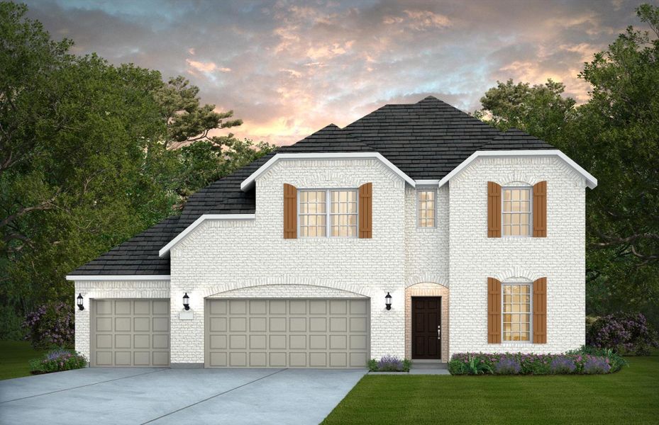 Representative exterior photo of a completed home built from the Lexington - 3-Car Garage by Pulte Homes in Davis Ranch, San Antonio, TX (Image 25).