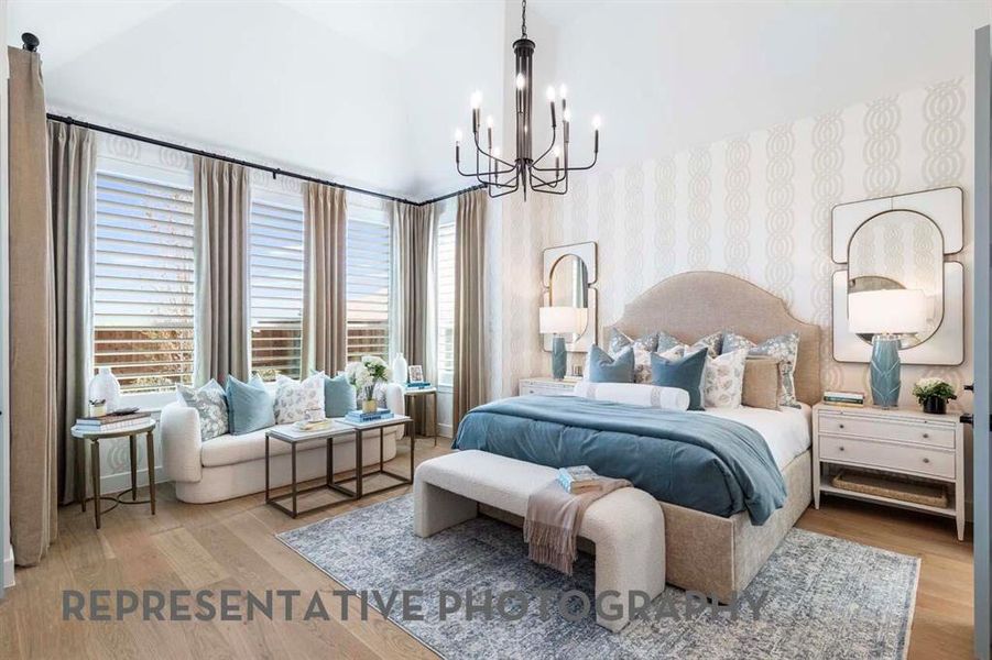 Furnished interior view inside a new home in Quail Hollow, Rockwall (Image 27).