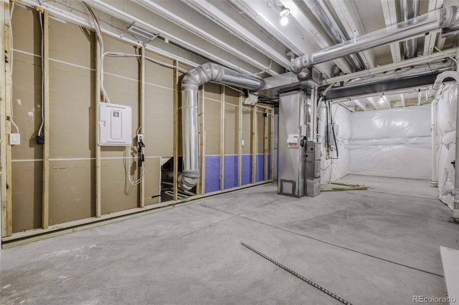 In-progress construction of a new home in Sterling Ranch Homestead, Colorado Springs, CO (Image 26).