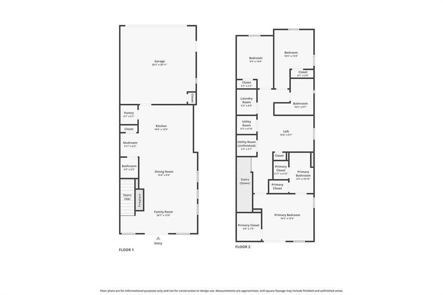 2D floor plan layout of this home in Trilith, Fayetteville, GA (Image 4).