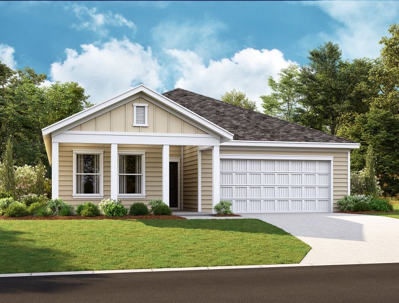 Representative exterior photo of a completed home built from the Truman by Ashton Woods in Trieste at Bella Vita, Myrtle Beach, SC (Image 20).