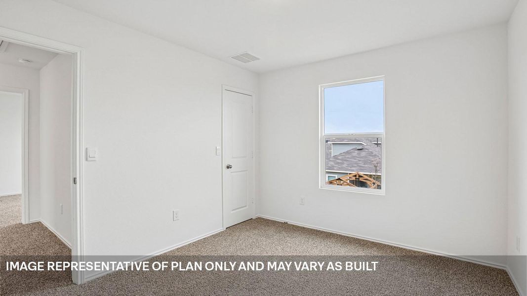 Spacious, unfurnished interior of a new home in Wayside, Uhland (Image 36).
