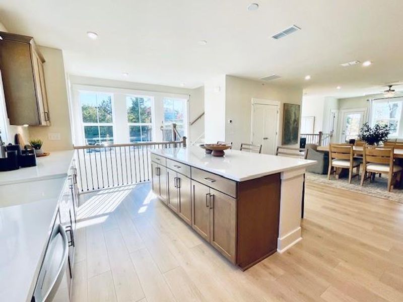 Furnished interior view inside a new home in Towne Village at Suwanee Dam, Sugar Hill (Image 4).