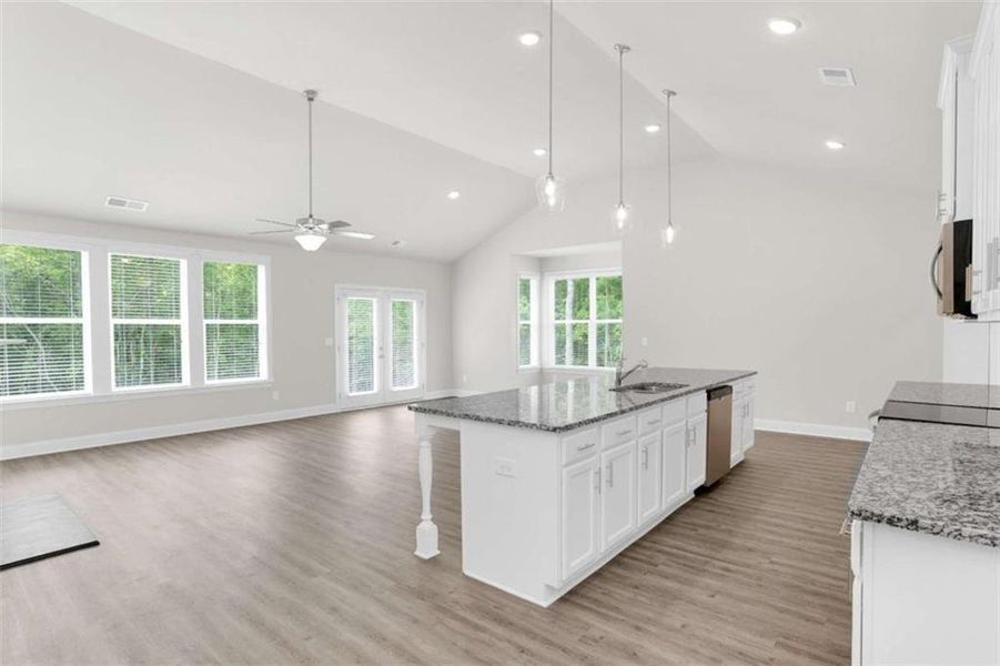 Furnished interior view inside a new home in Waters Edge, Mansfield (Image 13).