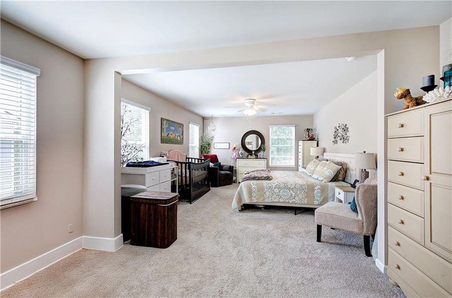 Furnished interior view inside a new home in , Cartersville (Image 12). Furnished interior view inside a new home in , Cartersville (Image 12).