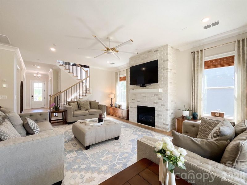 Furnished interior view inside a new home in , Huntersville (Image 16).