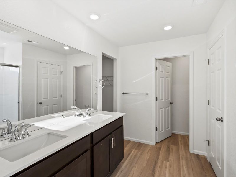 Furnished interior view inside a new home in Meridian Ranch, Peyton (Image 6).
