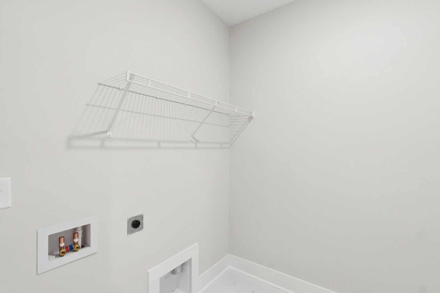Representative unfurnished interior of a home built from the The Kimball by David Weekley Homes in Settingdown Farms, Cumming (Image 10).