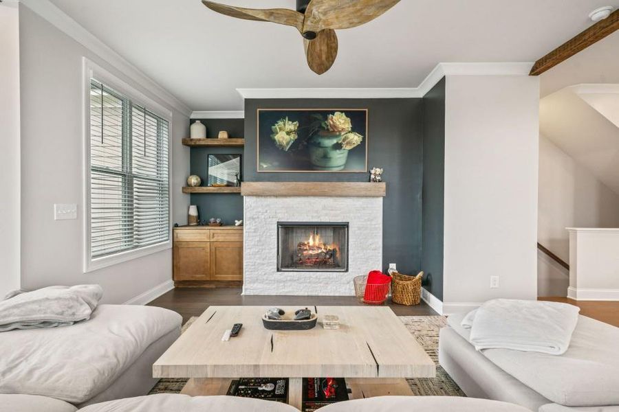 Furnished interior view inside a new home in Millcroft Townhomes, Buford (Image 16).