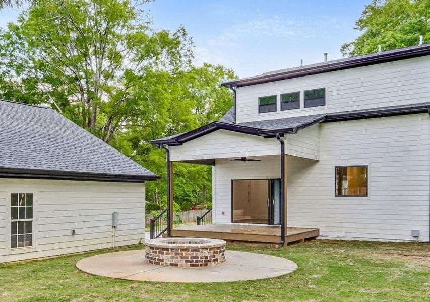 Exterior details and patio area of a home in , Marietta (Image 19).