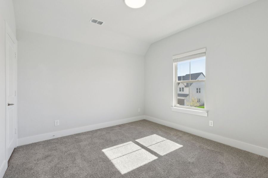 Representative unfurnished interior of a home built from the Statler by Centre Living Homes in Painted Tree Woodland West, McKinney (Image 28). Representative unfurnished interior of a home built from the Statler by Centre Living Homes in Painted Tree Woodland West, McKinney (Image 28).