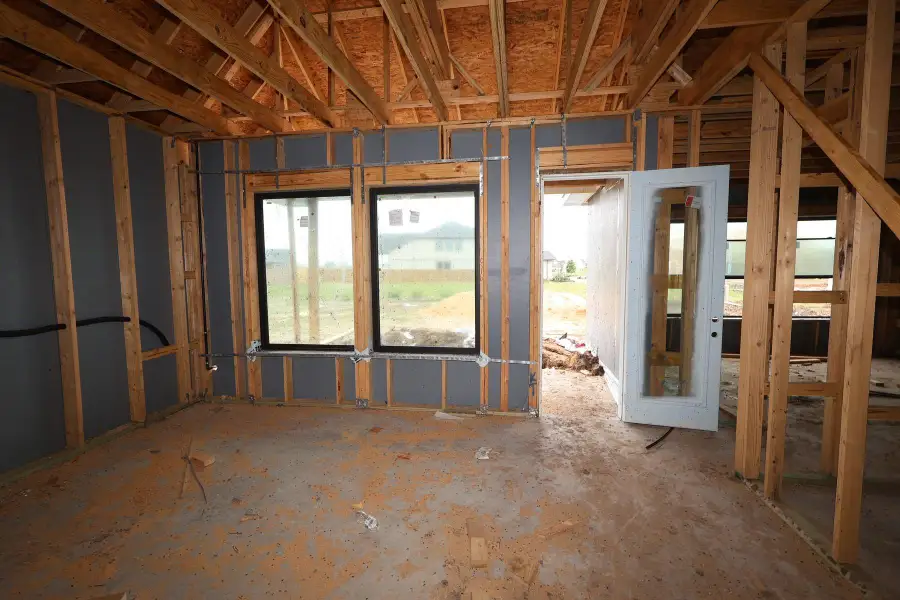 In-progress construction of a new home in Austin Point - Terrace Collection, Richmond, TX (Image 5).