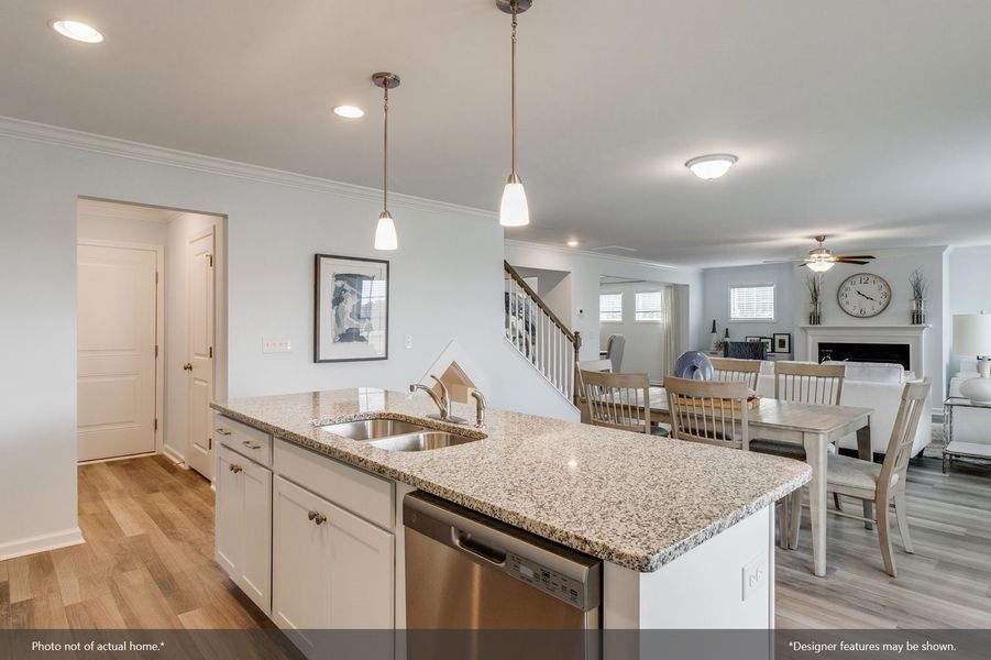 Furnished interior view inside a new home in Citadel Point at Southbridge, Sneads Ferry (Image 5).