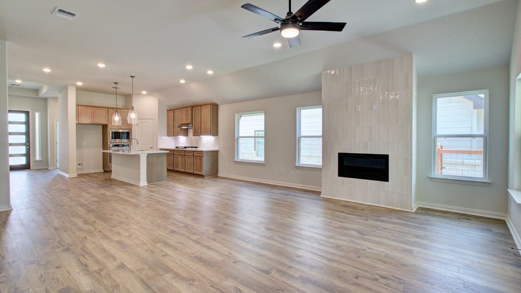 Furnished interior view inside a new home in The Crossvine, Schertz (Image 10). Furnished interior view inside a new home in The Crossvine, Schertz (Image 10).
