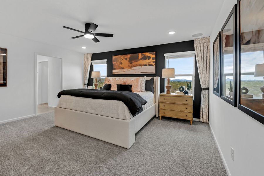 Representative furnished interior of a home built from the Walnut by Mattamy Homes in Blackhawk, Tucson (Image 12).
