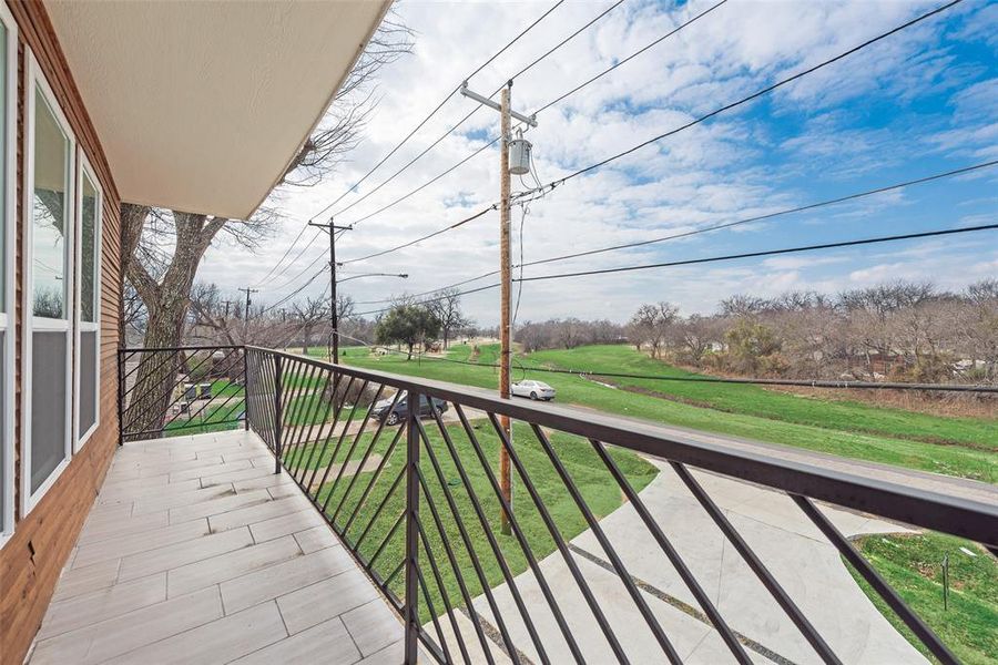 Exterior details and patio area of a home in , Dallas (Image 21).