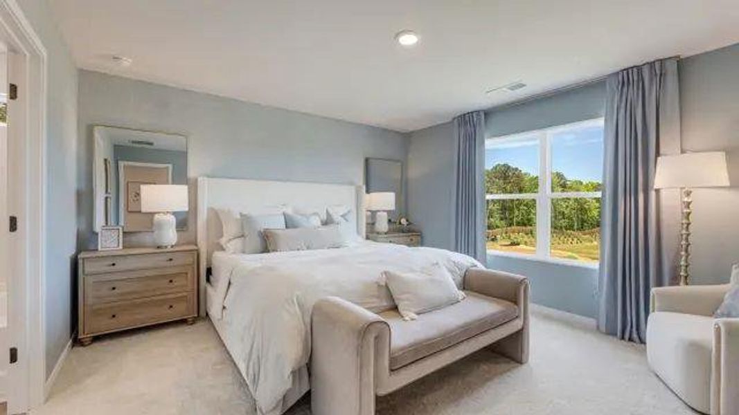 Furnished interior view inside a new home in Reserve at Gum Springs, Jefferson (Image 13).